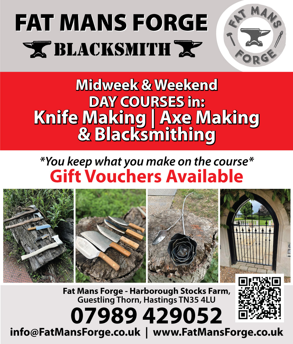 Fat Mans Forge Blacksmith Course Experience near Hastings